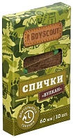 Спички 10шт 60мм, ВУЛКАН длительного горения(Boyscout)