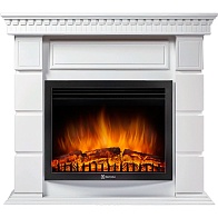 Каминокомплект Firelight Elegante 25 белый с очагом Electrolux EFP/P-2520LS N