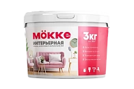 Краска акриловая интерьерная МОККЕ 1кг