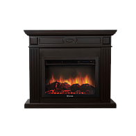 Каминокомплект Firelight Bianco 25 черная эмаль с очагом Electrolux EFP/P-2520LS N